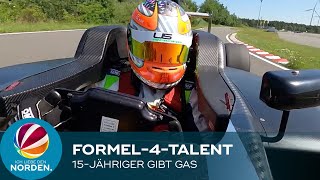 15-Jähriger aus Hamburg ist Formel-4-Rennfahrer