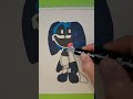 Draw and Color DOGPRESSED from Smiling Critters! 🐶 🌧 #shorts #poppyplaytime #smilingcritters #art