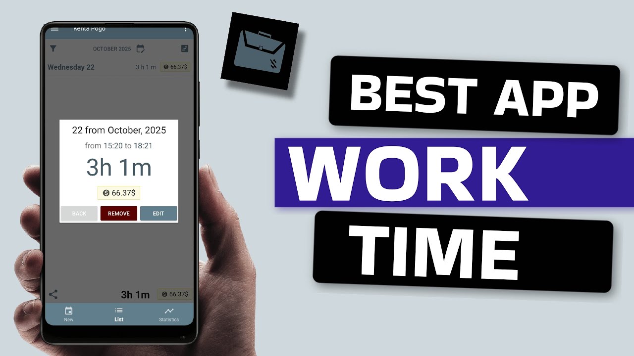 Best Work Time App for Android - YouTube