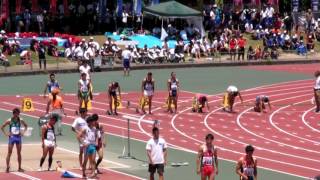 20170528 第70回大阪高等学校陸上競技対校選手権大会 男子 100m 準決勝 2組