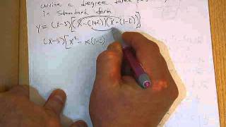 Writing a polynomial equation from its roots.avi