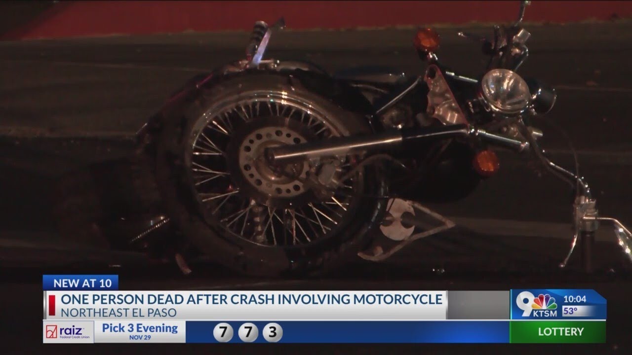 One person dead after crash involving motorcycle in Northeast El Paso ...