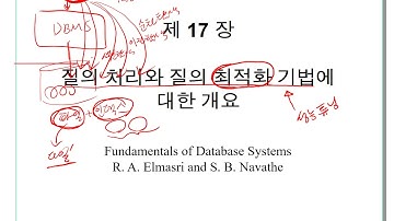 DBP 10 17장 질의처리 및 최적화 2