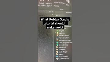 What tutorial do you want to see? #roblox #robloxstudio #tutorial