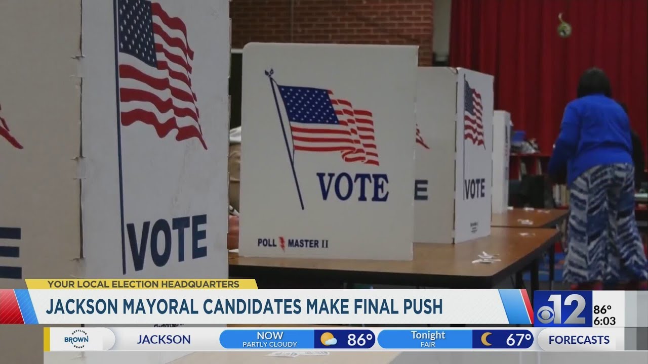 Jackson mayoral candidates make final push ahead of Election Day - YouTube