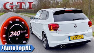 VW Polo GTI 2.0 TSI 200HP 0-240 ACCELERATION & SOUND by AutoTopNL