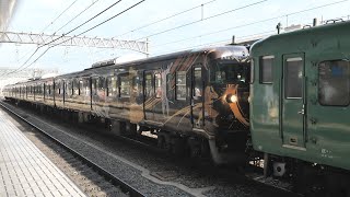 JR西日本　湖西線113系「SHINOBI-TRAIN」忍びトレイン　京都駅　2020/9（4K UHD 60fps）