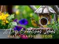 🪜 20 Amazing Ideas with Dry Branches: Cheap Rustic Garden Decor on Budget