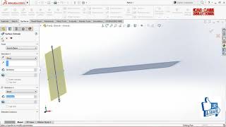 SOLIDWORKS EXTEND SURFACE