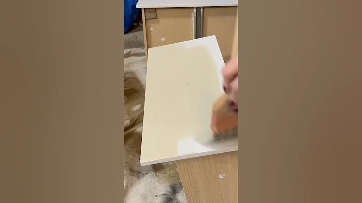 Pottery Barn Dupe! Brushed Fog finish! #flipup #furnitureflip #flip #diy #potterybarn #sidehustle