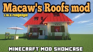 Minecraft 1.16.5 - Macaw's Roofs mod
