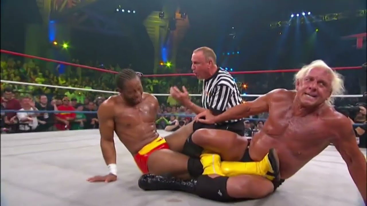 Pro Wrestling Flashback: Ric Flair vs Jay Lethal   TNA Victory Road 2010
