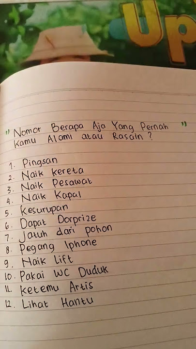 Mana aja yang pernah kamu rasain? #seruseruan