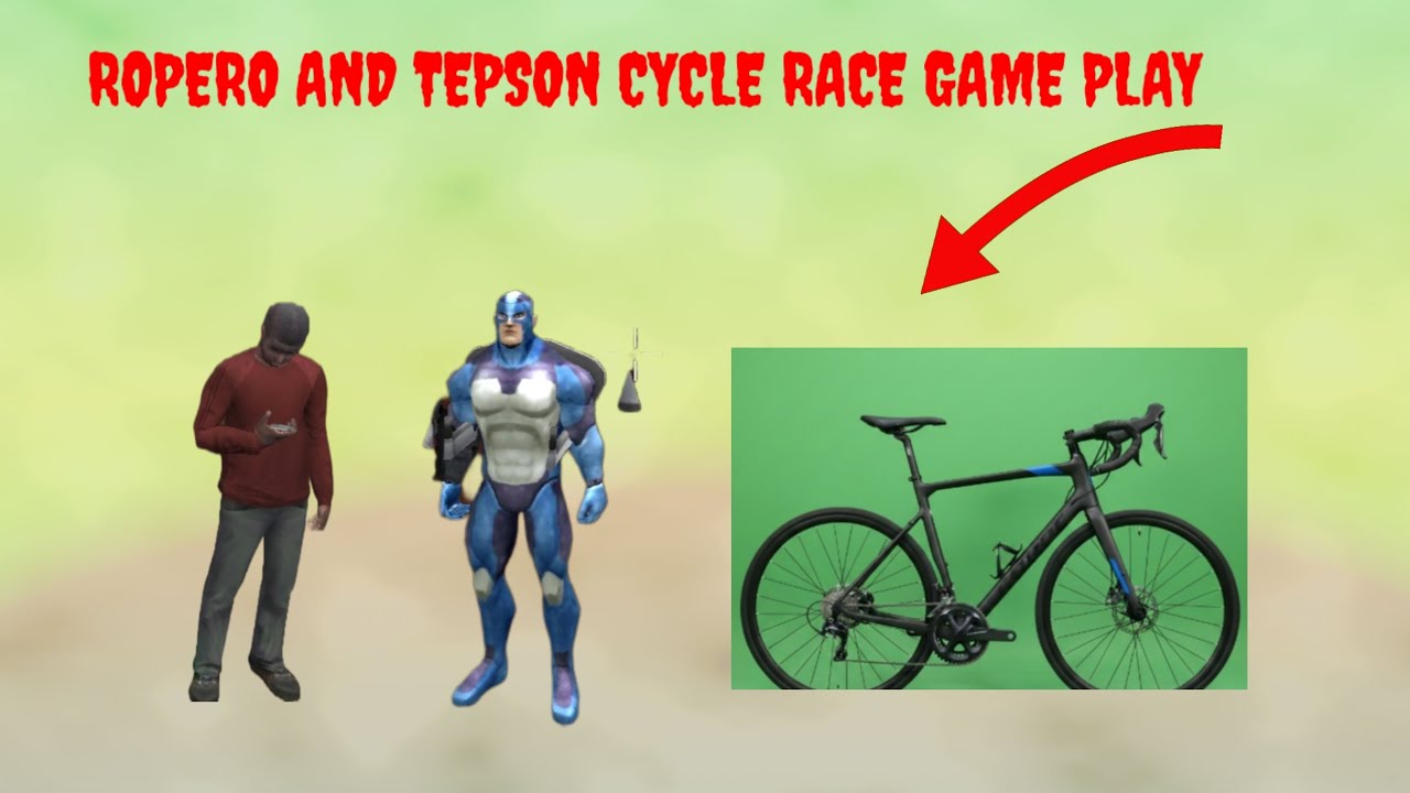 Rope hero and caption cycle race game playing rope Hero vice town and Delhi