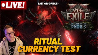 🔴[LIVE] PoE 2 - Budget Ritual: Bait or Great?