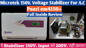 Microtek voltage stabilizer for a.c. em4150+ 4 kva full inside review and unboxing|Skill World