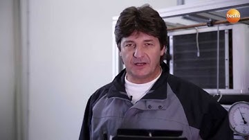 Commissioning a refrigeration system with the digital manifold testo 570 | Be sure. Testo