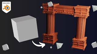 How To Create A Detailed Pillar In Blender (Blender Tutorial)
