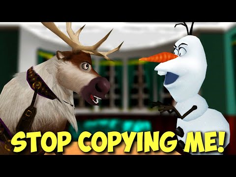 mmd-frozen-2-“stop-copying-me!”-sven-and-olaf-funny-animated-cartoon-animation-meme-ii-disney