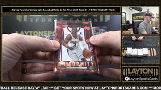 2021/22 Panini Contenders Optic Basketball Hobby 20 Box FULL CASE Break #1