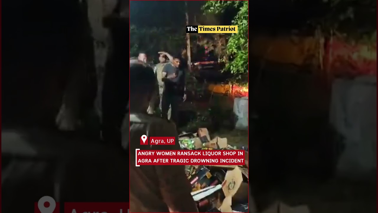 Angry Women Ransack Liquor Shop in Agra After Tragic Drowning Incident
