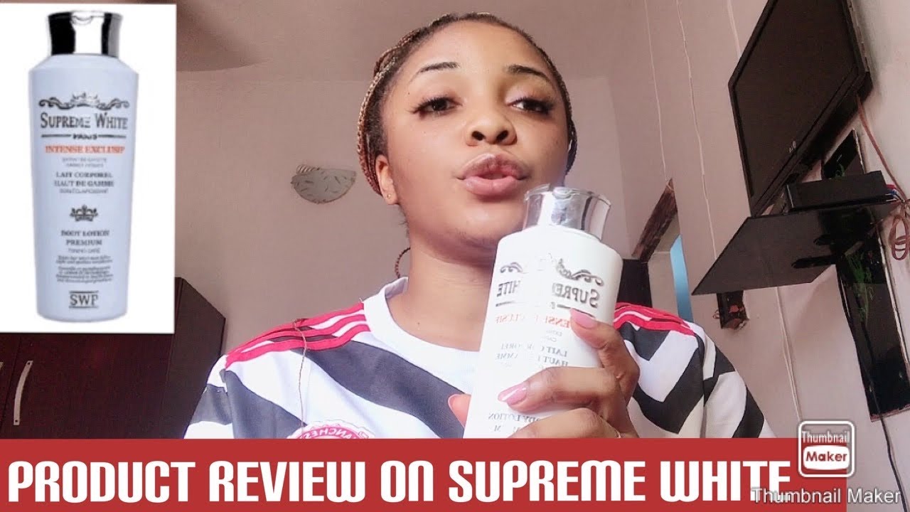 Review On Supreme White Body Lotion YouTube