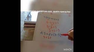 Expressões numéricas com quatro operações, 4* ano Expressões numéricas com quatro operações, 4* ano