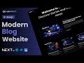 Build a Modern Blog | Next.js 16, Tailwind CSS & TypeScript