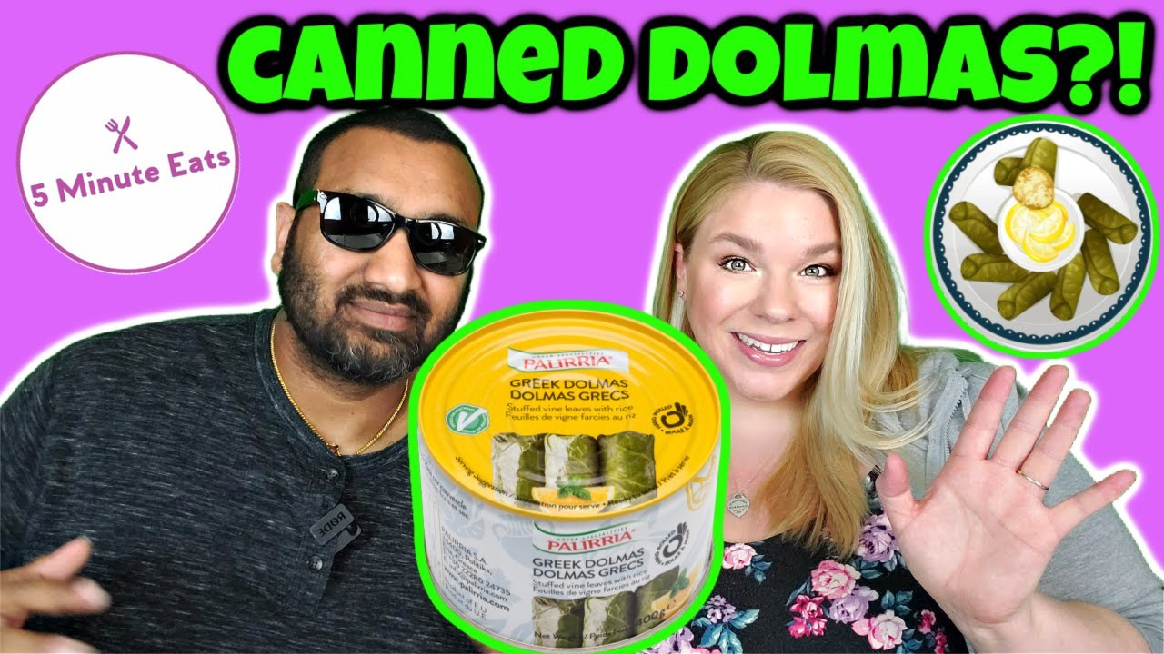 Costco Palirria Greek Dolmas Review YouTube