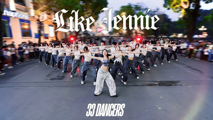 [KPOP IN PUBLIC | 33 DANCERS] LIKE JENNIE - JENNIE (제니) Stage ver | Dance Cover by Fiancée | Vietnam thumbnail