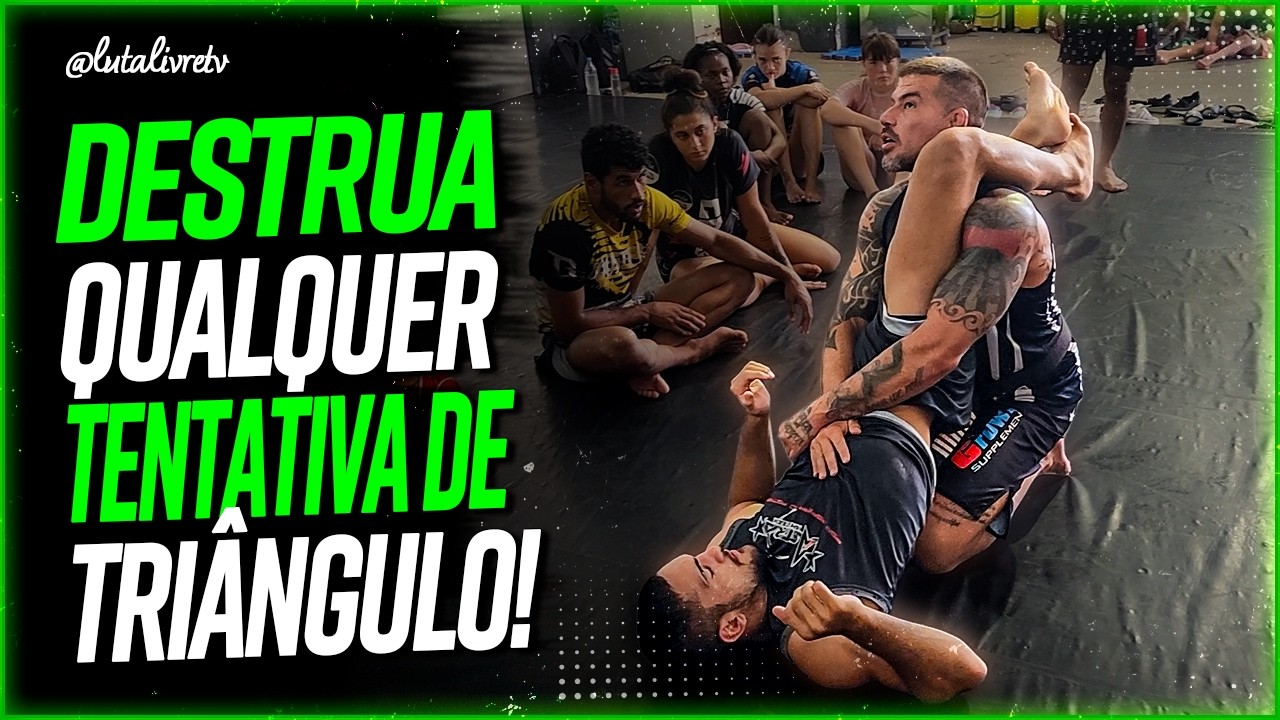 Como DEFENDER e ESCAPAR do TRIÂNGULO (Postura e Saída Passo a Passo)