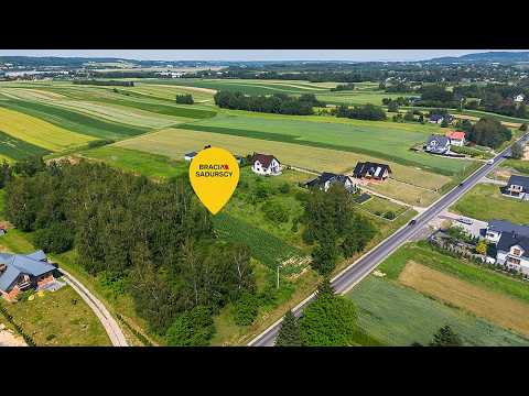 Wideo: Działka budowlana / MPZP / Cholerzyn