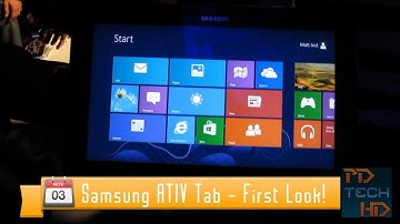 Samsung ATIV Tab First Look - Windows Phone 8 London Launch Event!