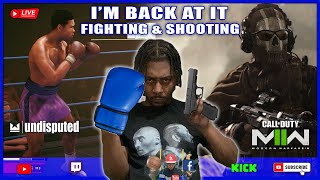 🙋🏾‍♂️Live -🔫 Shootouts & Knockouts!🥊 | #warzone2 #undisputedboxing #combatmaster