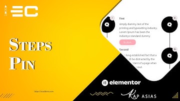 Create Steps with Pin in Elementor | Sequence | Process Steps | Step using Elementor Widget