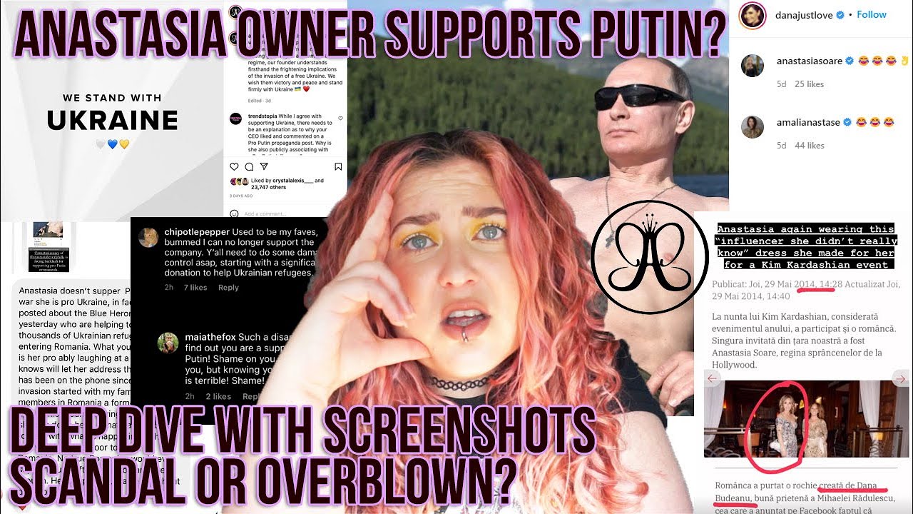 ANASTASIA BEVERLY HILLS SUPPORTS PUTIN? NORVINA & ABH RESPOND - YouTube Anastasia Beverly Hills Supports Putin? Norvina & Abh Respond - Youtube