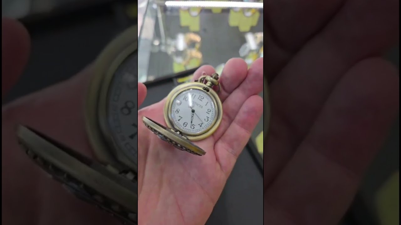 NEW Invicta Vintage Locomotive Pocket Watch - 47mm, Bronze (49004) #0504 Invicta Vintage Monarch Pocket Watch - 47mm, | Mercari main image 2