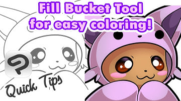 How to Use the Fill Bucket Tool for Easy and Fast Coloring of Your Line Art in Clip Studio Paint