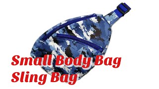 How To Sew A Small Body Bag Sling Bag