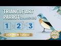 Creating Triangle Art Parrot in 2026! 🦜 | Step-by-Step Vector Design Tutorial