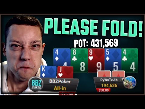 BBZ making some SICK BLUFFS in the $215 Warrior & $530 The Sunday