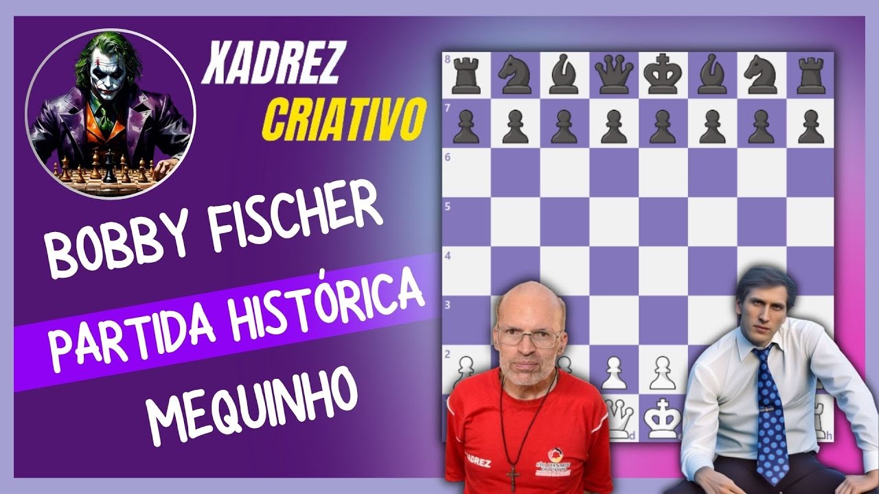 Mequinho, agora é o Bobby Fischer - Mequinho x Bobby Fischer (1970) 