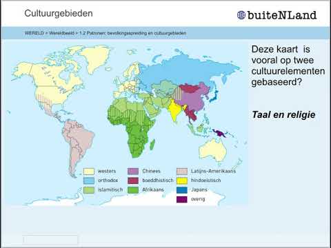 WERELD wereldbeeld 1.2 Patronen bevolkingsspreiding en cultuurgebieden