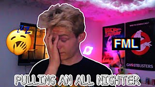 PULLING AN ALL NIGHTER ON A SCHOOL NIGHT *Finals Week*
