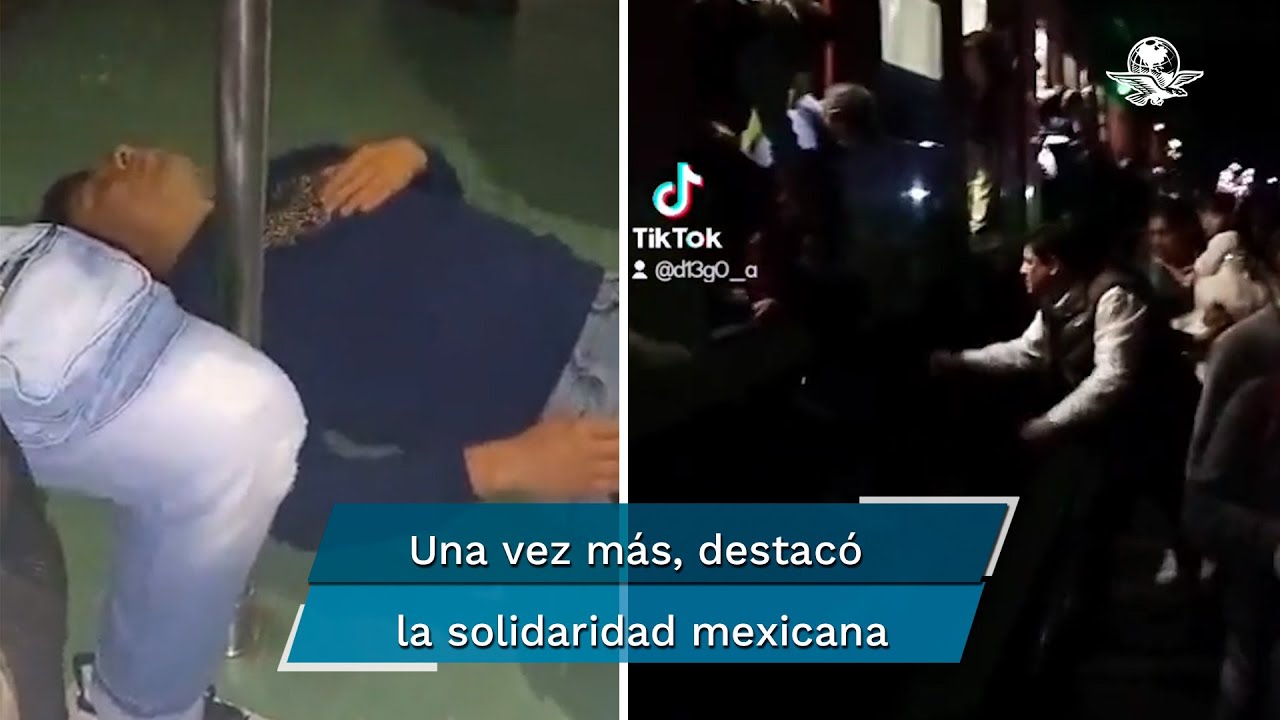 Minutos de terror vivieron usuarios atrapados en choque del metro de la CDMX