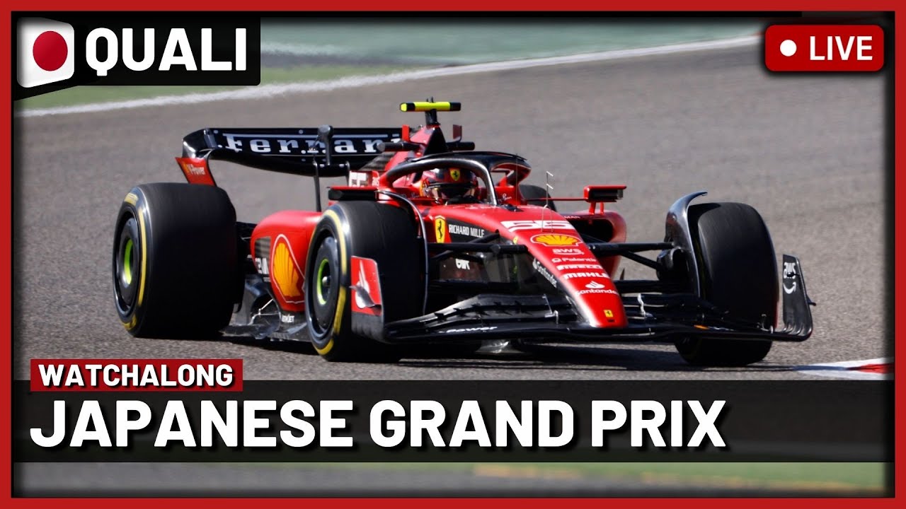 F1 Live - Japanese GP Qualifying Watchalong Live timings + Commentary