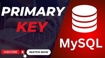 How to set primary key in MySQL | MySQL Tutorial | E3Schools English