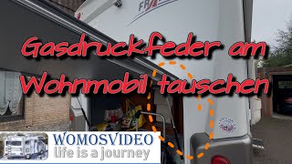 Gasdruckfeder Am Wohnmobil Tauschen.