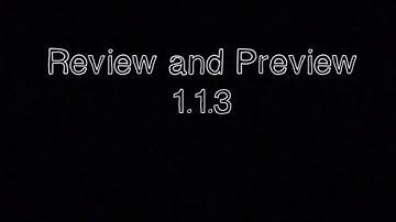 Review & Preview 1.1.3