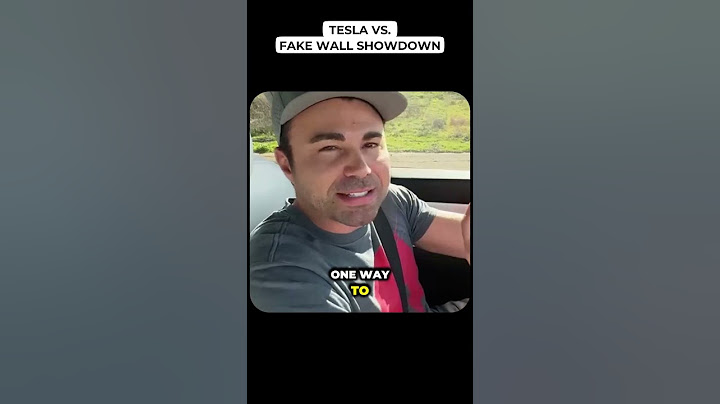 Tesla vs Fake Wall Showdown